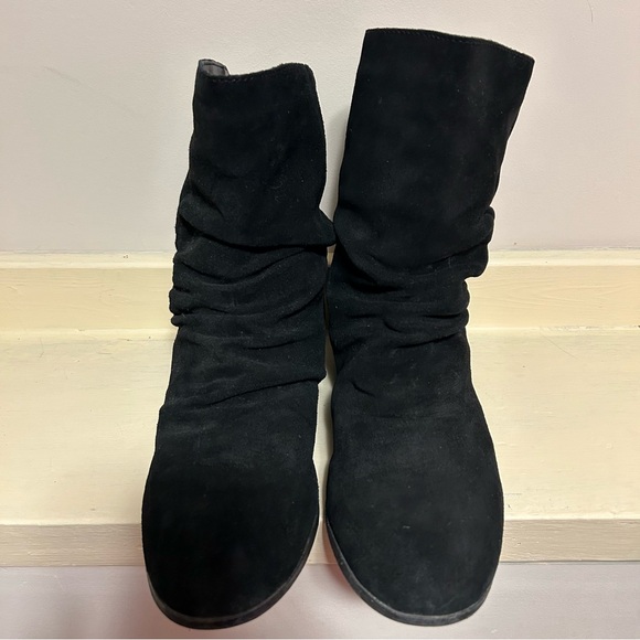 Sam&Libby Leather Suede Short Ankle Boots - Picture 4 of 11